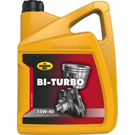 Kroon Oil Bi-Turbo 15W-40 (5 L)
