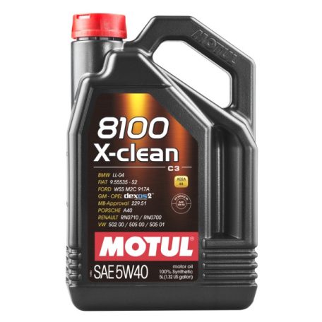 Motul 8100 X-Clean 5W-40 (4 L)