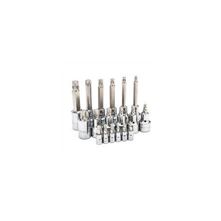 SATA torx dugókulcs készlet 1/4''-1/2'' 18 részes