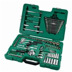   Sata dugókulcs készlet 1/4, 3/8, 1/2'' 122 részes (autószerelő)