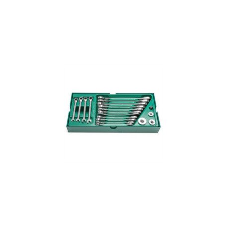 SATA racsnis csillag-villás készlet modul 5.5-19mm 19 részes