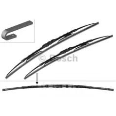   BOSCH 3397001801 Ablaktörlő lapát készlet, BOSCH 801 TWIN, 600mm/530mm