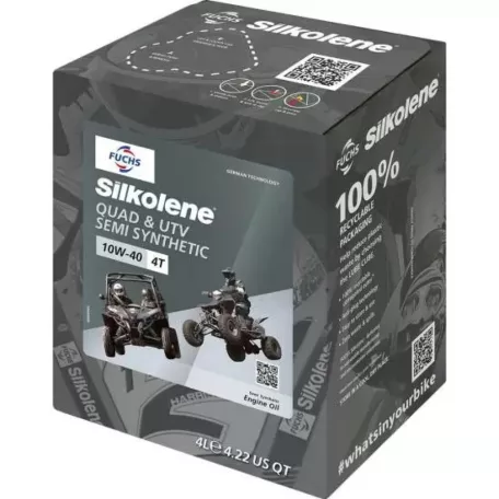 Fuchs Silkolene Quad & UTV Semi Synthetic 10W-40 4T (4 L)