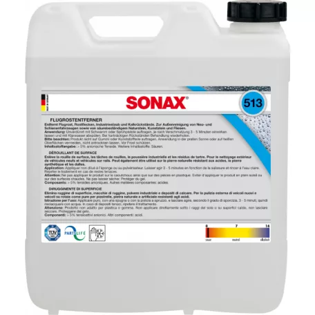 Sonax 513 Repülőrozsda eltávolító (10 L)