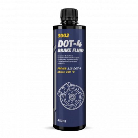 Mannol 3002 (8940) Fékolaj Dot 4 (500 ml) Fékfolyadék