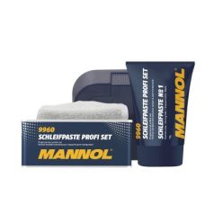   Mannol 9960 Schleifpaste Profi Set (Polirozó paszta készlet)