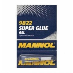   Mannol 9822 Super Glue Gel (3 GR) pillanatragasztó, gél állagú