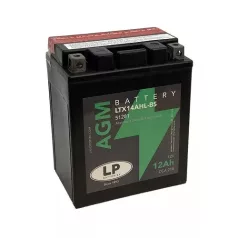 Landport AGM 12Ah 210A Jobb + (AGM-LTX14AHL-BS)