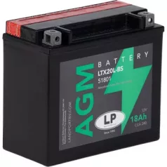 Landport AGM 18Ah 240A Jobb+ (AGM-LTX20L-BS)