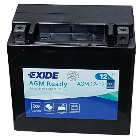 Exide AGM Ready 12Ah 200A Bal+ (AGM12-12)