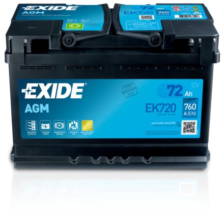 Exide AGM EK720