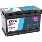 Exide AGM EK820