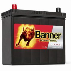   Banner P45 24 ASIA Power Bull Akkumulátor 45AH 360A B+ Asia vastag (H:238mm;Sz:129mm;M:225mm), P4524ASIA