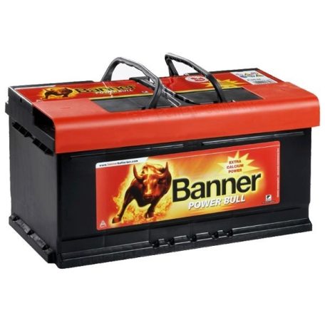 Banner P80 14 Power Bull Akkumulátor 80AH 700A J+ (H:315mm;Sz:175mm;M:175mm), P8014