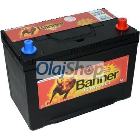 Banner P95 04 ASIA Power Bull Akkumulátor 95AH 680A J+ Asia vastag (H:303mm;Sz:173mm;M:203mm), P9504ASIA