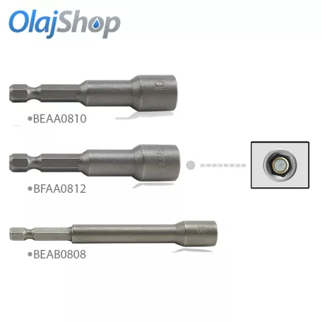 TOPTUL  1/4"-os bit markolat (BFAA0812 )