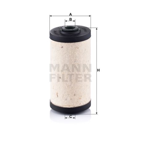 MANN FILTER BFU707 Üzemanyagszűrő, BFU 707