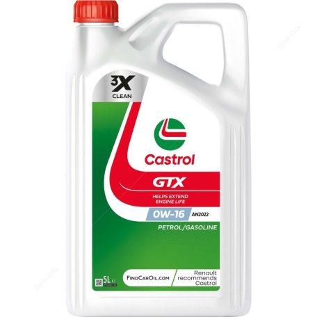 Castrol GTX 0W-16 AN2022 (5 L)