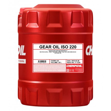 Chempioil 2801 Gear Oil ISO 220 (20 L)