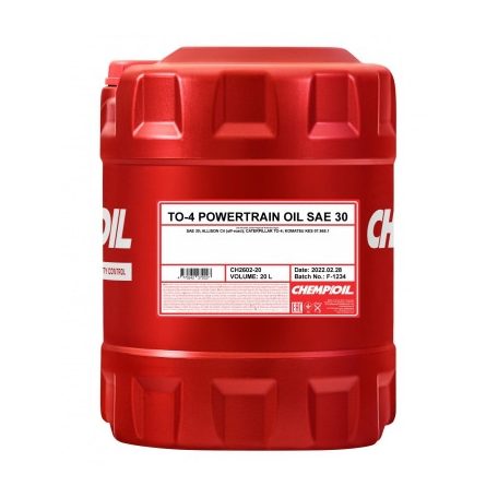 Chempioil 2602 TO-4 Powertrain Oil SAE 30 (20 L)