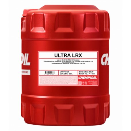 Chempioil 9702 Ultra LRX 5W-30 (20 L) Motorolaj