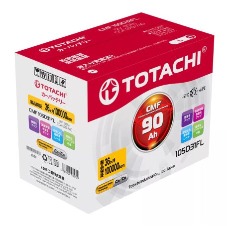 TOTACHI 12V 90AH 740A JAPÁN J+