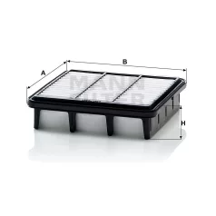 MANN FILTER C 2029 Levegőszűrő, C2029
