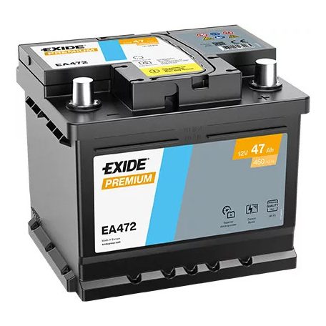 Exide Premium EA472 (47AH 450 A) J+