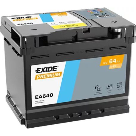 Exide Premium EA640 (64AH 640 A) J+