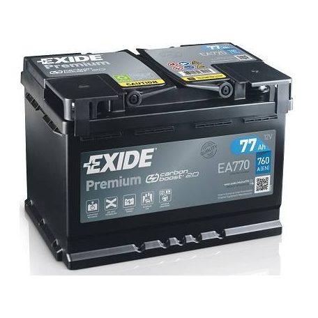 Exide Premium EA770 (77AH 760 A) J+