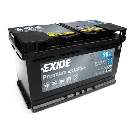 Exide Premium EA900 (90AH 720 A) J+