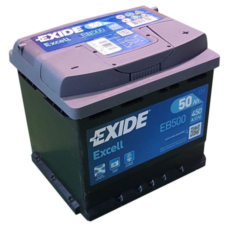 Exide Excell EB500 (50AH 450 A)  excell J+