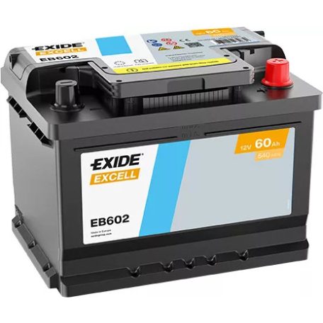 Exide Excell EB602 (60AH 540 A)  excell J+