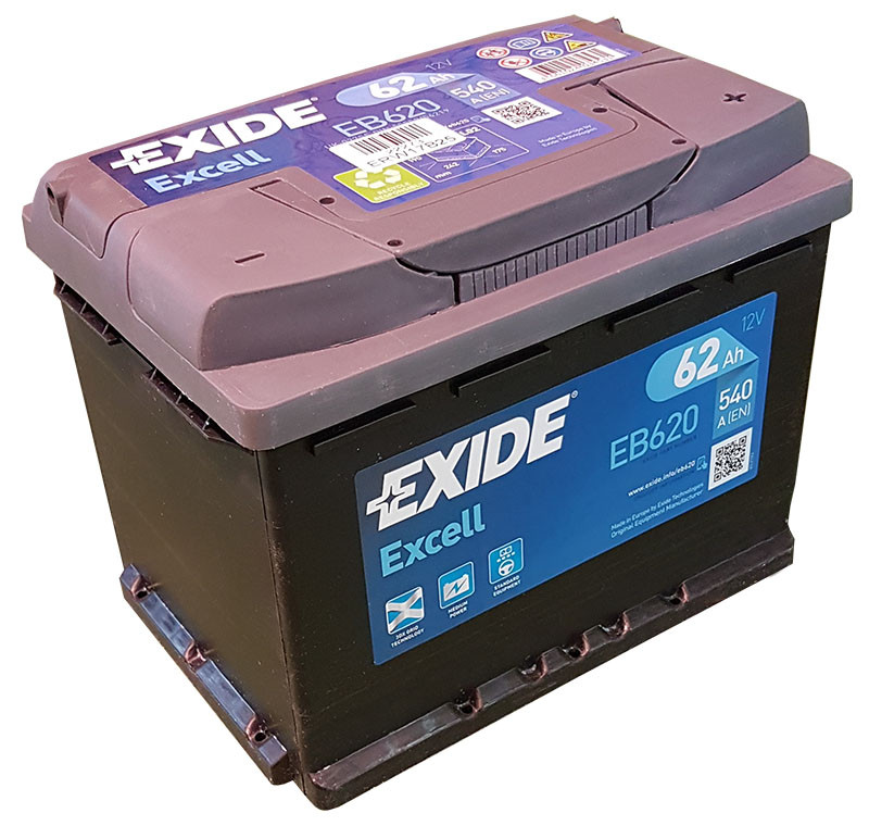 Аккумулятор exide 62ah