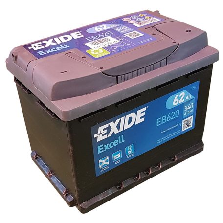 Exide Excell EB620 (62AH 540 A)  excell J+