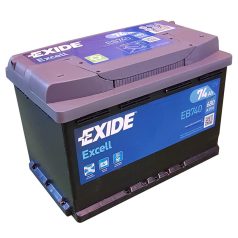 Exide Excell EB740 (74AH 680 A)  excell J+
