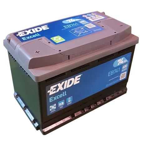 Exide Excell EB741 (74AH 680 A)  excell B+