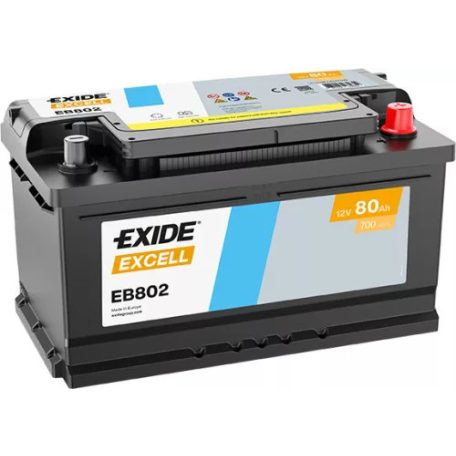 Exide Excell EB802 (80AH 700 A)  excell J+