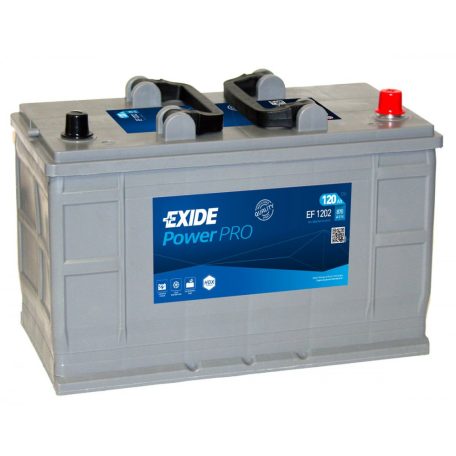 Exide Power Pro EF1202 (120AH 870 A) teherautó J+,