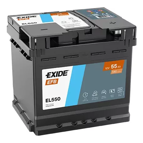 Exide EL550 Start-Stop akkumulátor (55AH 480A)