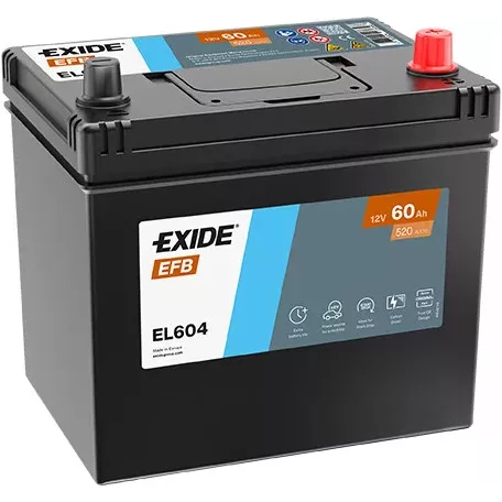 Exide EL604 (60AH 520 A) stop-start J+