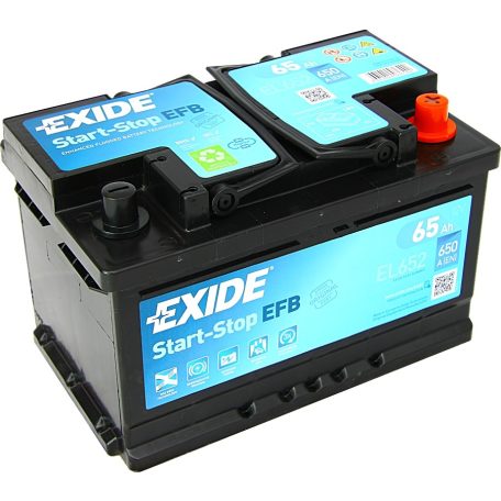 Exide EL652 (65AH 650 A) stop-start J+