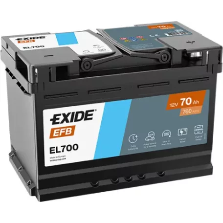 Exide EL700 (70AH 760 A) stop-start J+