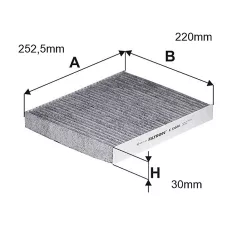 Filtron utastér légszűrő FLT K1388A (FLTK1388A)