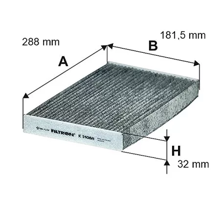 Filtron utastér légszűrő K1408A (FLTK1408A)