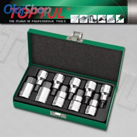 TOPTUL  1/2"-os bit készlet (GAAD1007 )