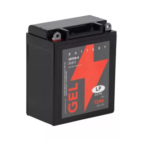Landport GEL 12Ah 170A Bal+ Motorakkumulátor (GEL-LB12A-4)