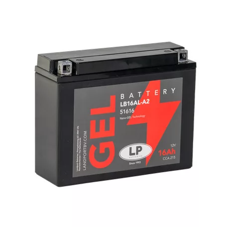 Landport GEL 16Ah 215A Jobb+ Motorakkumulátor (GEL-LB16AL-A2)