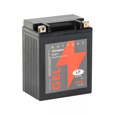 Landport GEL 14Ah 230A Jobb + Motorakkumulátor (GEL-LTX14AH-3)