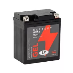 Landport GEL 7Ah 120A Jobb+ Motorakkumulátor (GEL-LTX7-3)